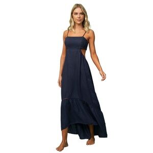 Maaji French Navy Anahi Long Dress
